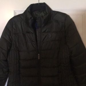 U.S. POLO ASSN. forest green coat 🥰